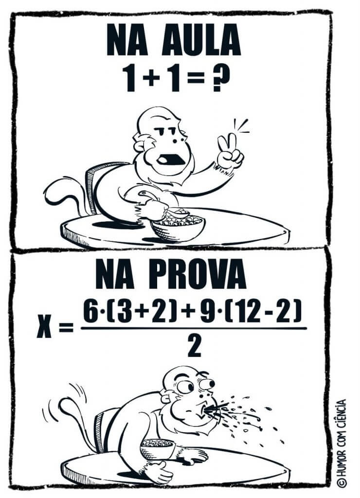 meme matemática valor de x incógnita
caco na aula na prova