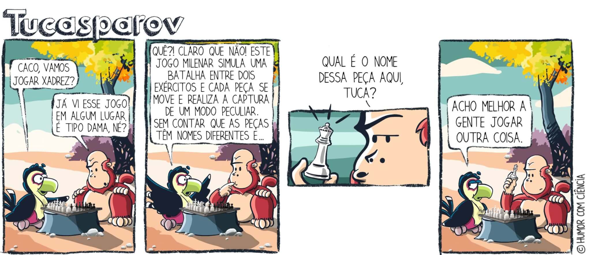 73 Origem do xadrez - Humor com Ciência